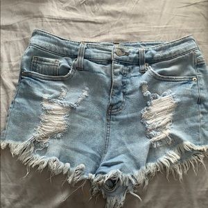 Wild fable high waisted jean shorts